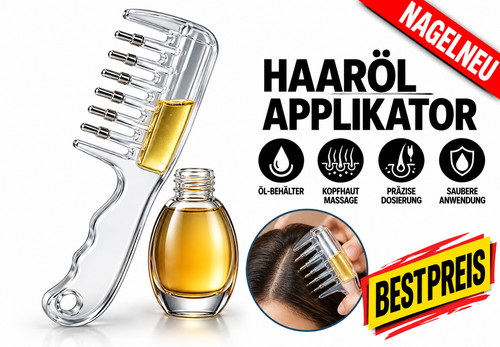 Haaröl applikator kamm - applikator,