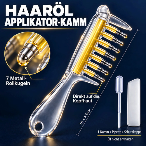 Haaröl applikator kamm - haaröl,